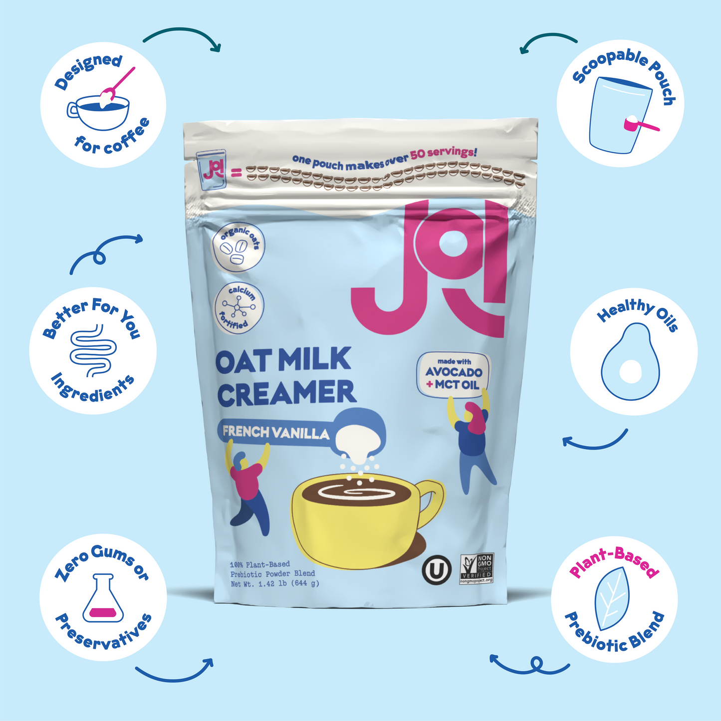 Oat Milk Creamer, French Vanilla