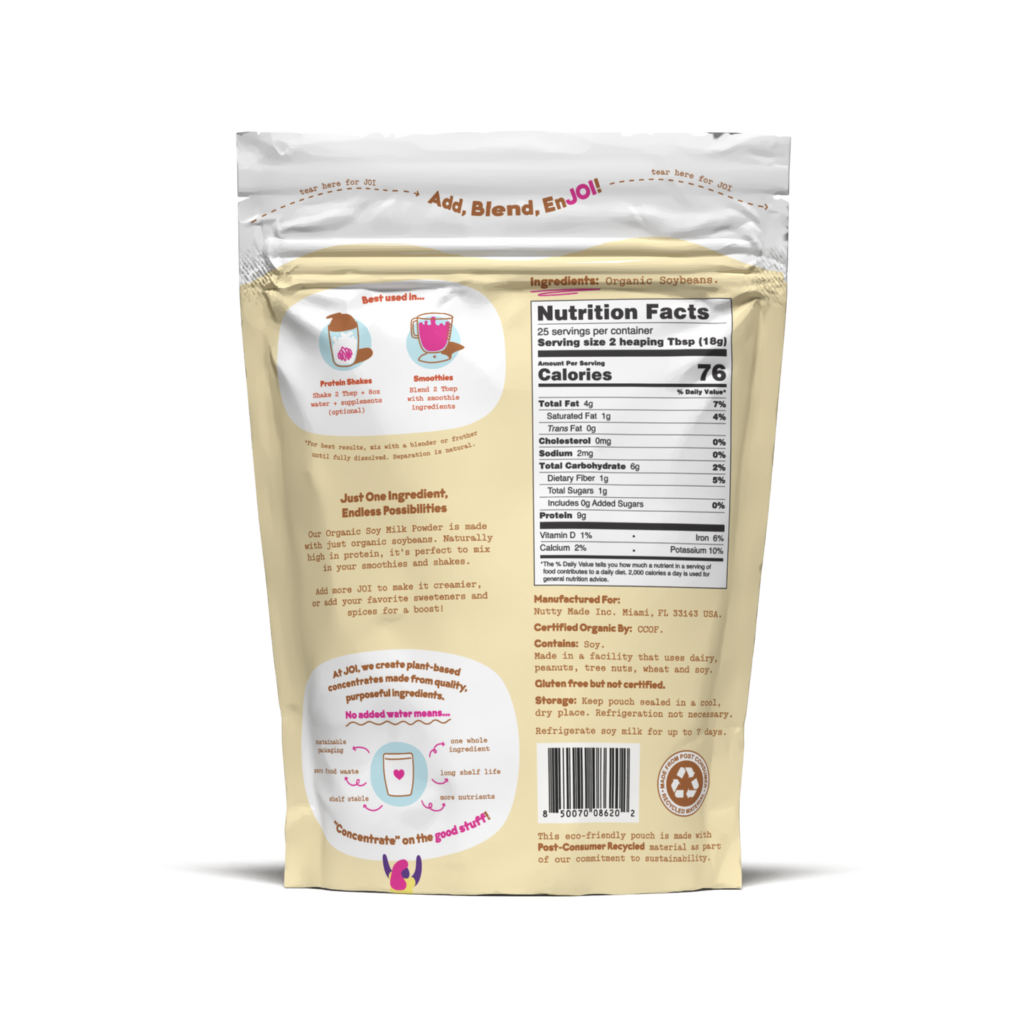 Organic Soy Milk Powder
